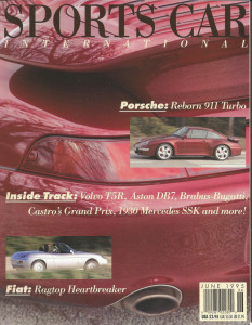 SPORTS CAR INTERNATIONAL 1995 JUNE - 911 TURBO, FIAT BARCHETTA, SSK, EB110